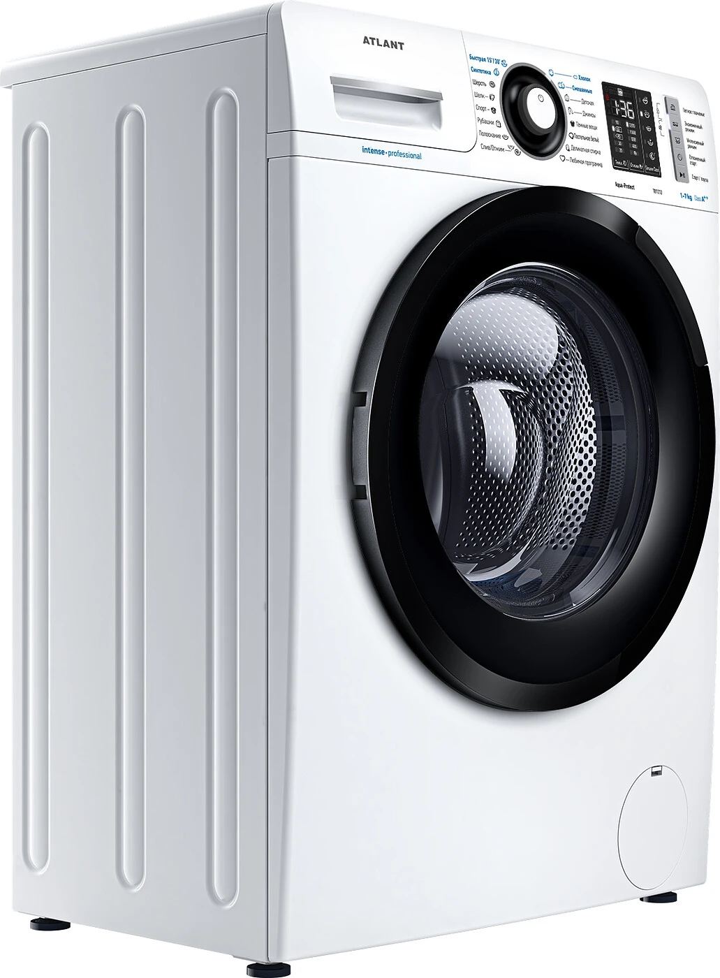 0079651521213655.jpg Узкая стиральная машина Атлант СМА 70У1213-02 автоматическая, загрузка до 7 кг, отжим 1200 об/мин, класс A++, 16 программ — изображение 8