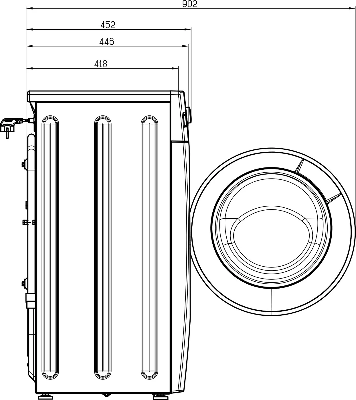 0316411626065163.jpg Узкая стиральная машина Атлант СМА 60У1218-T-00 автоматическая, загрузка до 6 кг, отжим 1200 об/мин, инверторный двигатель, класс A+++, 12 программ — изображение 11