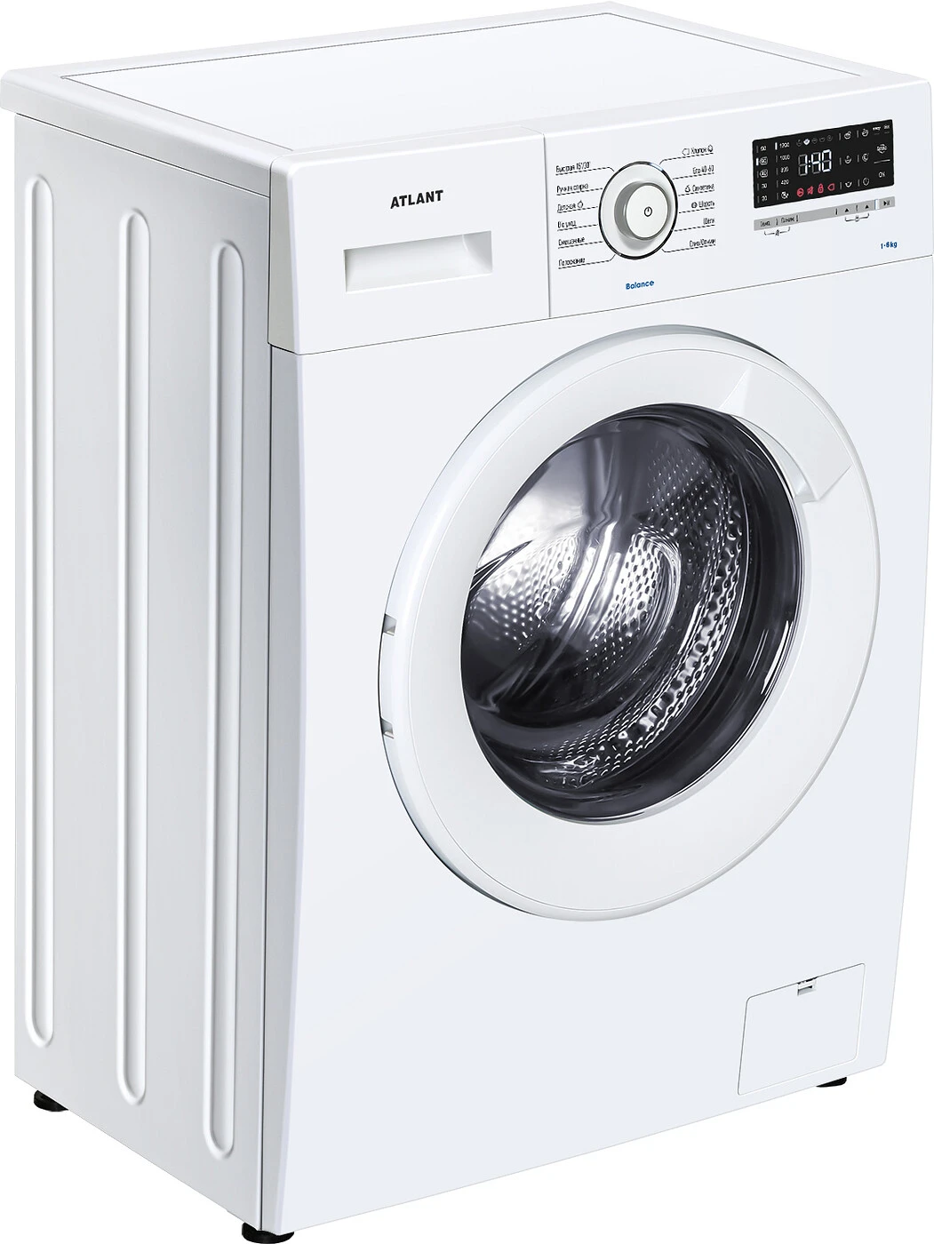 2693061580711022.jpg Узкая стиральная машина Атлант СМА 60У1218-T-00 автоматическая, загрузка до 6 кг, отжим 1200 об/мин, инверторный двигатель, класс A+++, 12 программ — изображение 6