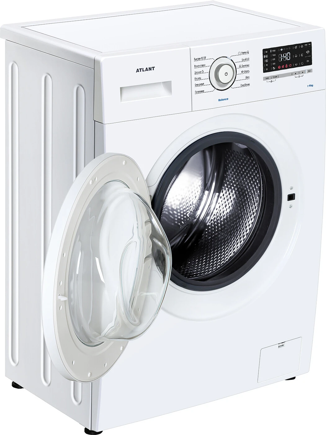 554120429377214.jpg Узкая стиральная машина Атлант СМА 60У1218-T-00 автоматическая, загрузка до 6 кг, отжим 1200 об/мин, инверторный двигатель, класс A+++, 12 программ — изображение 5